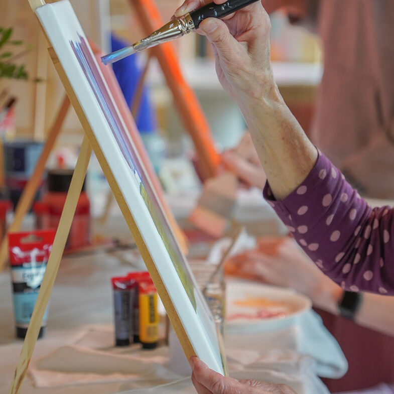 Schilderworkshop "The art of letting go" op woensdag 20 mei